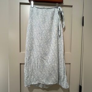 Urban Romantics Floral Midi Wrap Skirt S